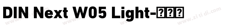 DIN Next W05 Light字体转换